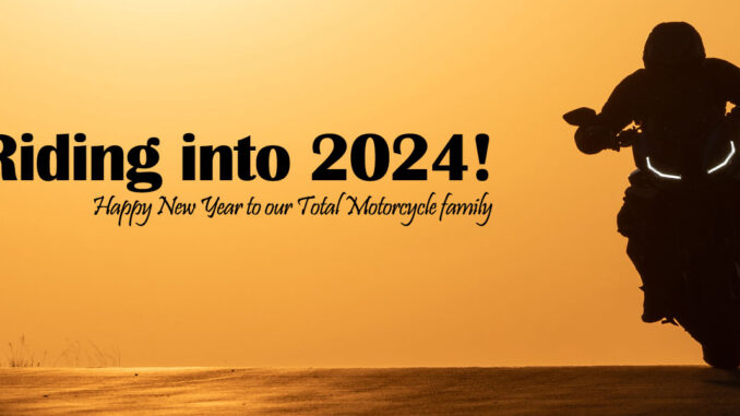 Happy New Year 2024 from Total Motorcycle!