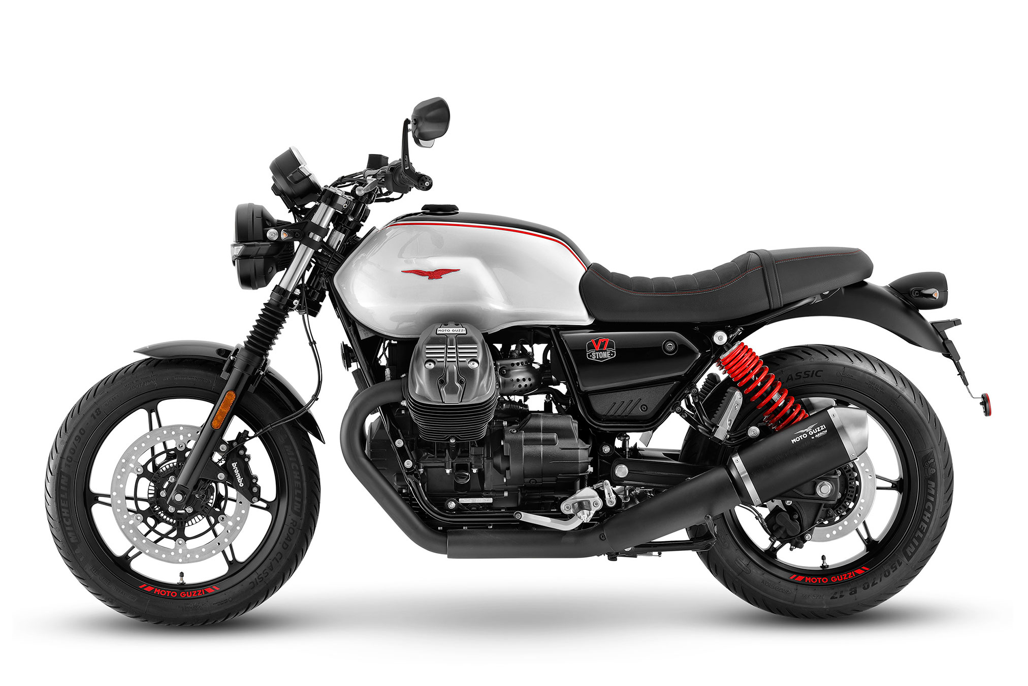 thumbnail image 2 of Show Some Love For Your Moto Guzzi! Full Tank Pad For 100th Anniversary Model – Clean Look 2 of 4