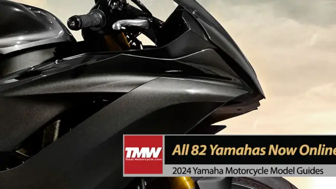 All 82 Yamaha 2024 Motorcycles Now Online!