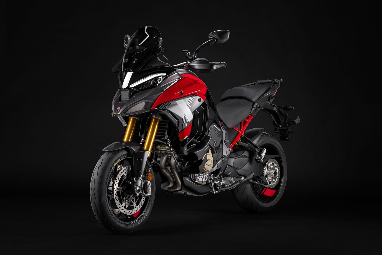 Schienale Passeggero Per Ducati Multistrada V4 (2012-2024) - Supporto In Acciaio E Pelle PVC, Facile Installazione, Comfort Per Viaggi Lunghi