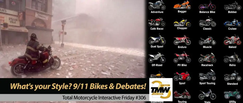 Interactive Friday: What's your Style? 9/11 Bikes & Debates!