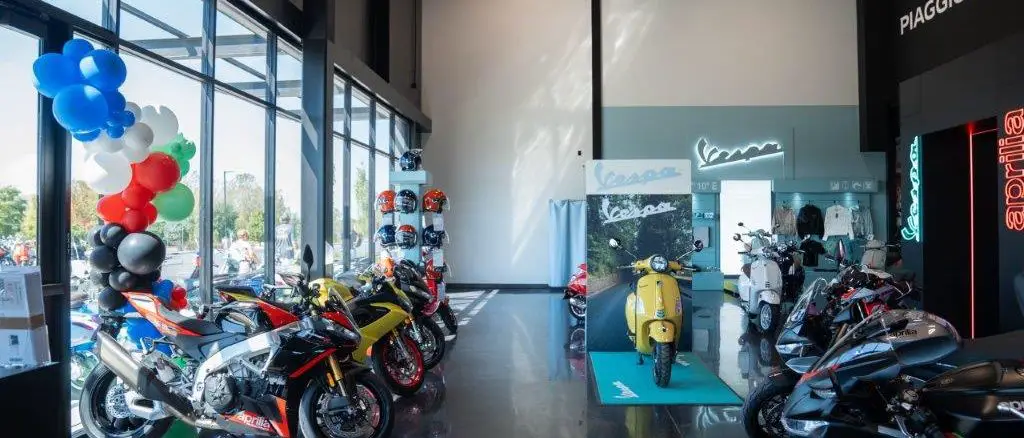 Grand opening of Piaggio Group exclusive flagship MotoPlex Rahal Piaggio Indianapolis