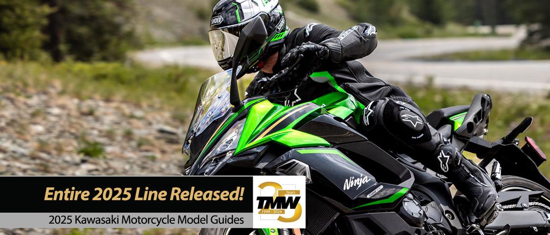 Entire Line of New 2025 Kawasaki Motorcycles Released to Riders!