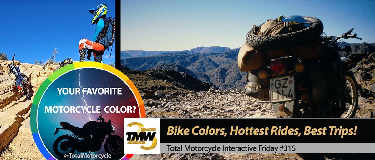 Interactive Friday: Best Bike Colors, Hottest Rides, Best Trips!